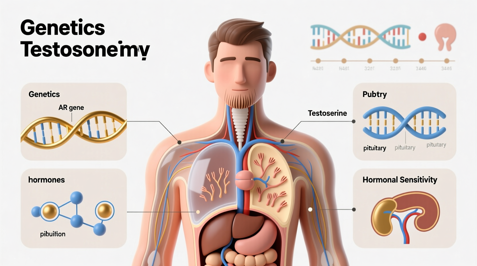 why are guys so hairy genetics hormones and more