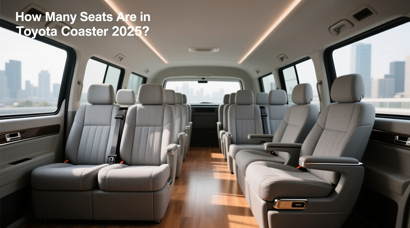 How to Choose Toyota Coaster Seats: Seating Capacity Buying Guide