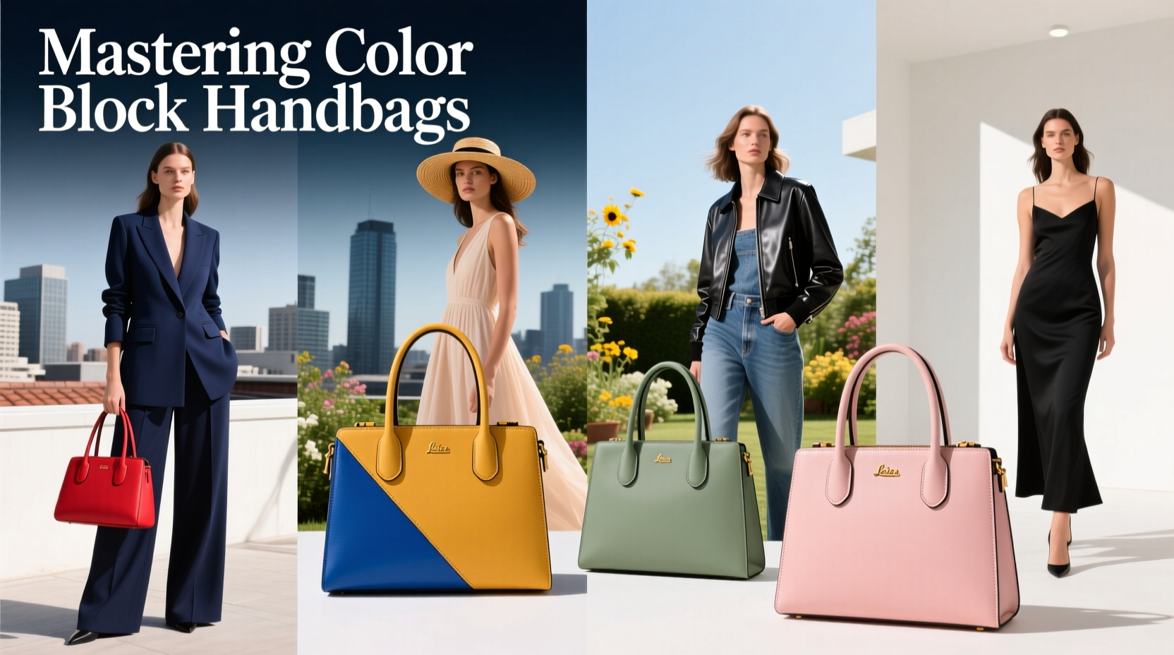 mastering color block handbags versatile styling tips for every occasion