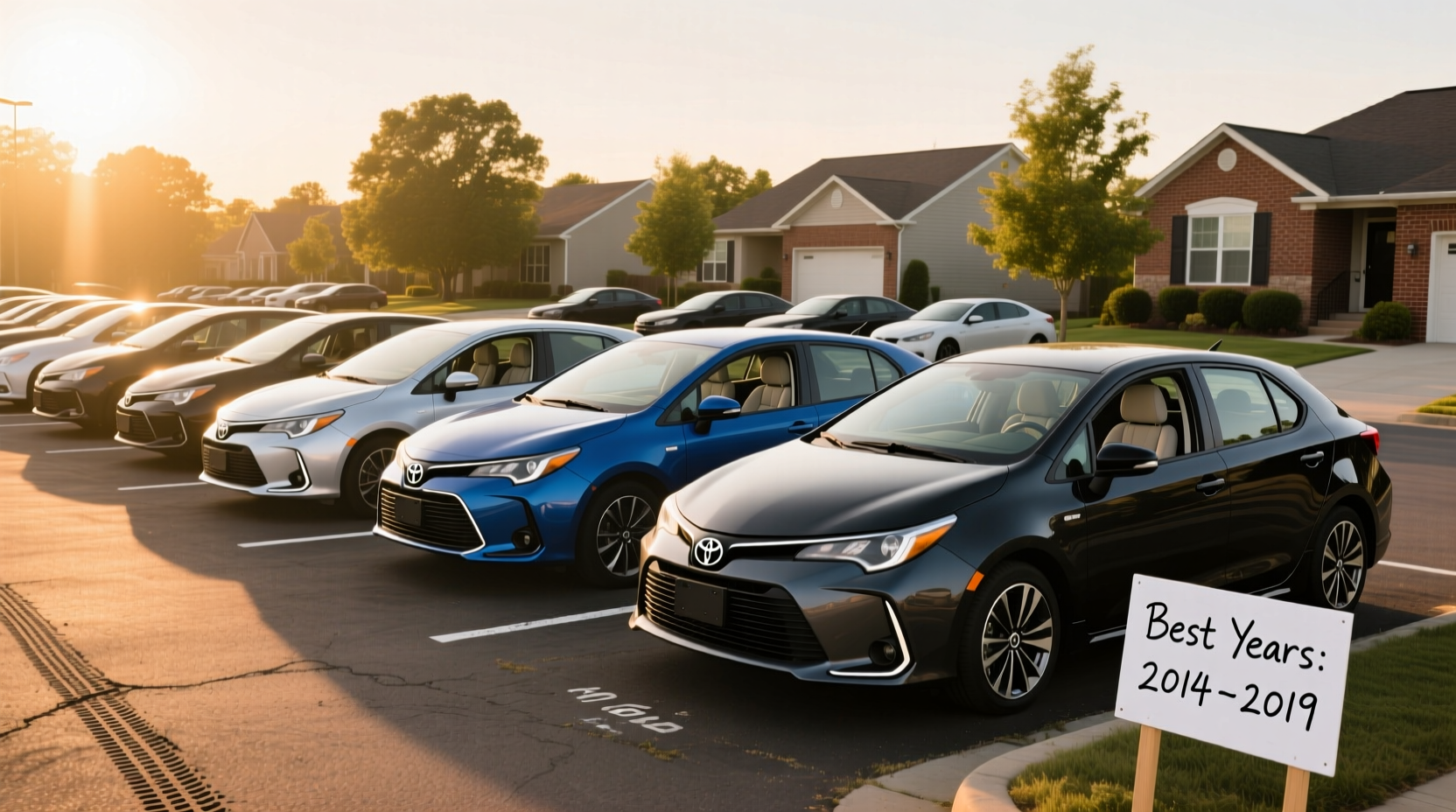 Used Toyota Corolla Hatchback interior showing dashboard and infotainment