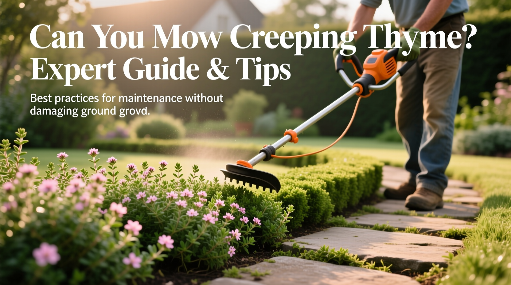 Can You Mow Creeping Thyme? Expert Guide & Tips