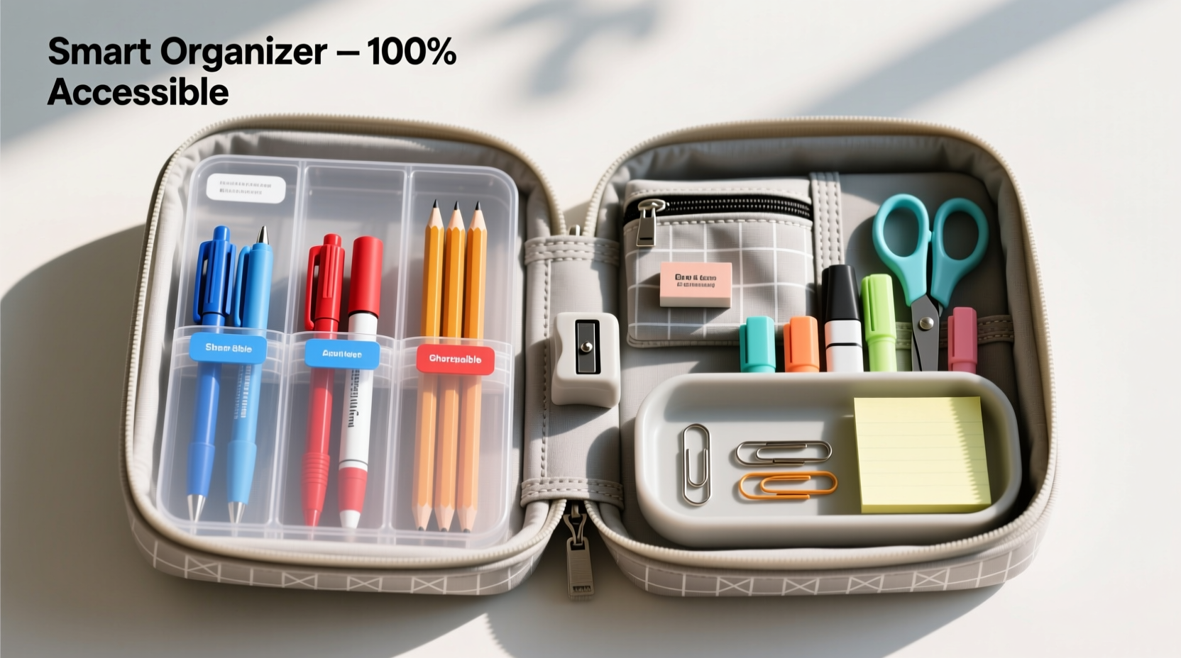smart strategies to efficiently organize a large capacity pencil case for maximum accessibility