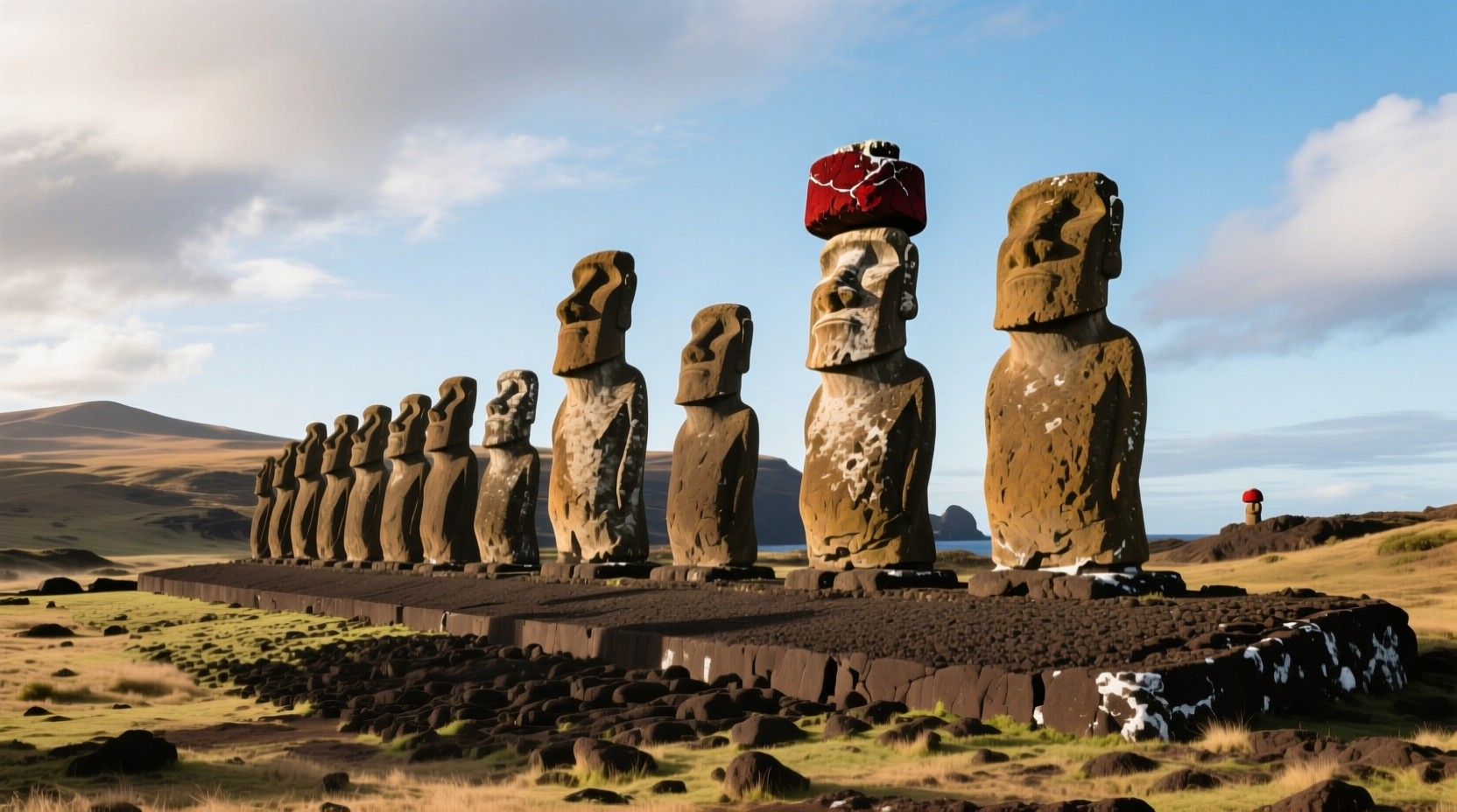 what statues are on easter island
