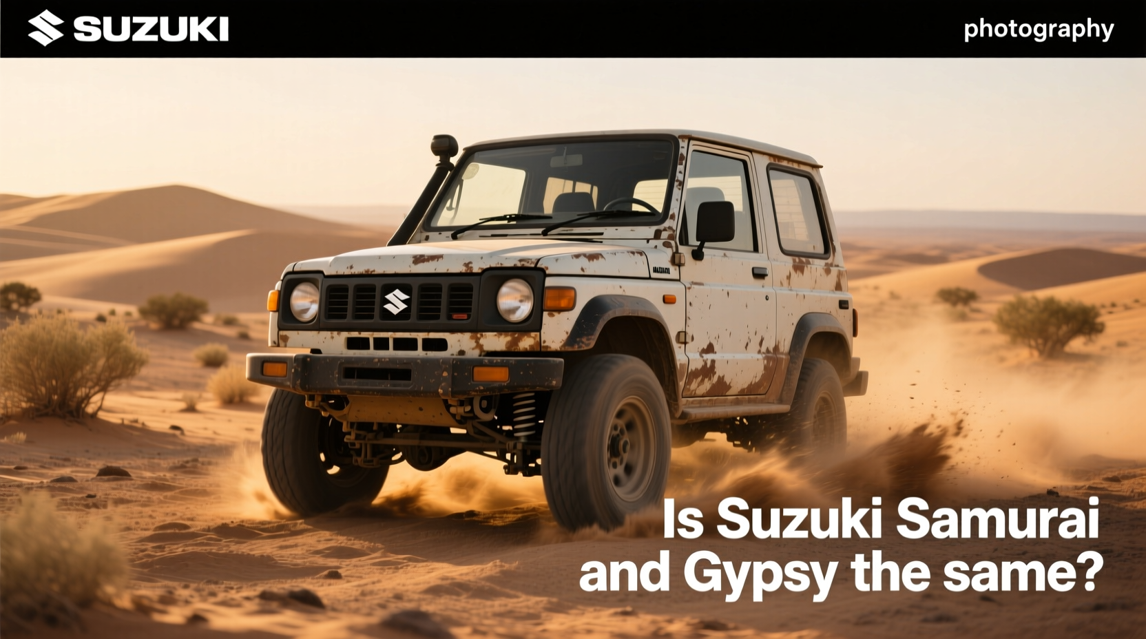 How to Choose Suzuki Maruti Gypsy, Is Suzuki Samurai and Gypsy the Same?