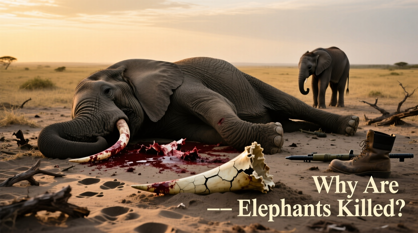 why are elephants killed understanding elephant poaching