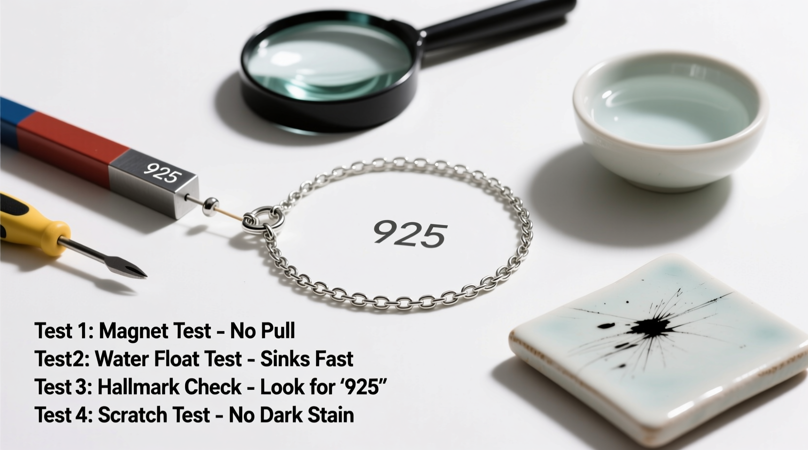how to verify the authenticity of your 925 silver chain simple tests you can do at home