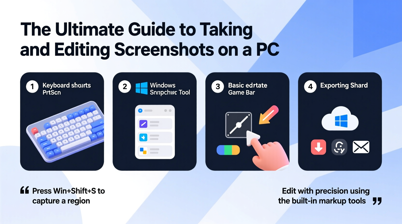 the ultimate guide to taking and editing screenshots on a pc