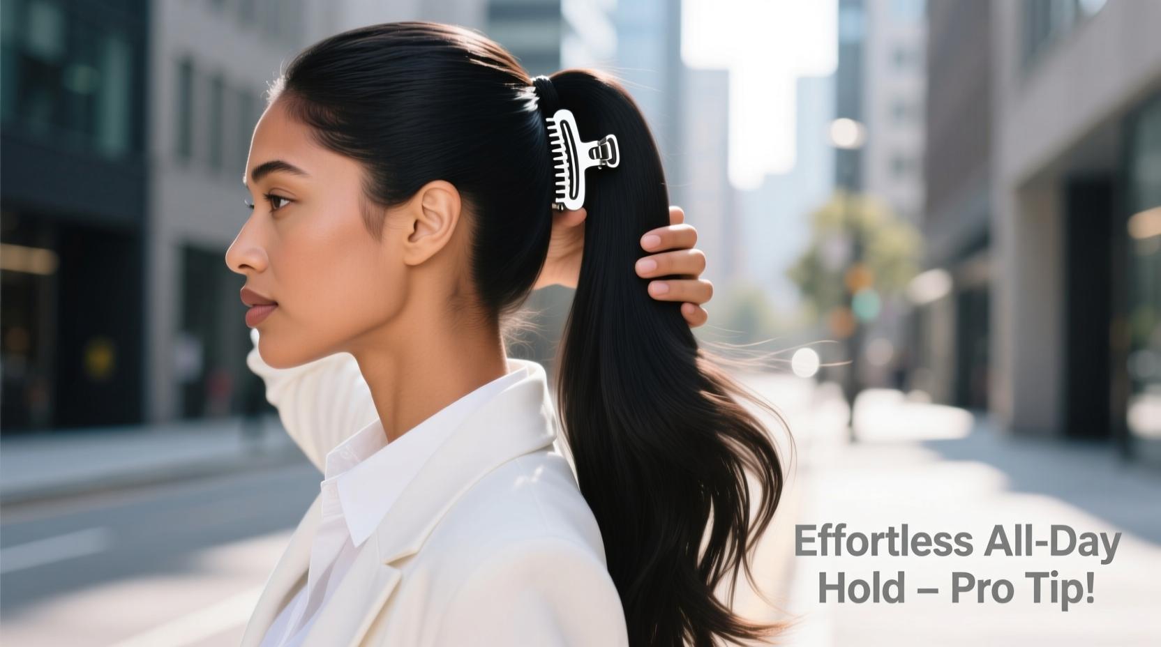 effortless tips to perfect a secure ponytail using a claw clip for all day hold