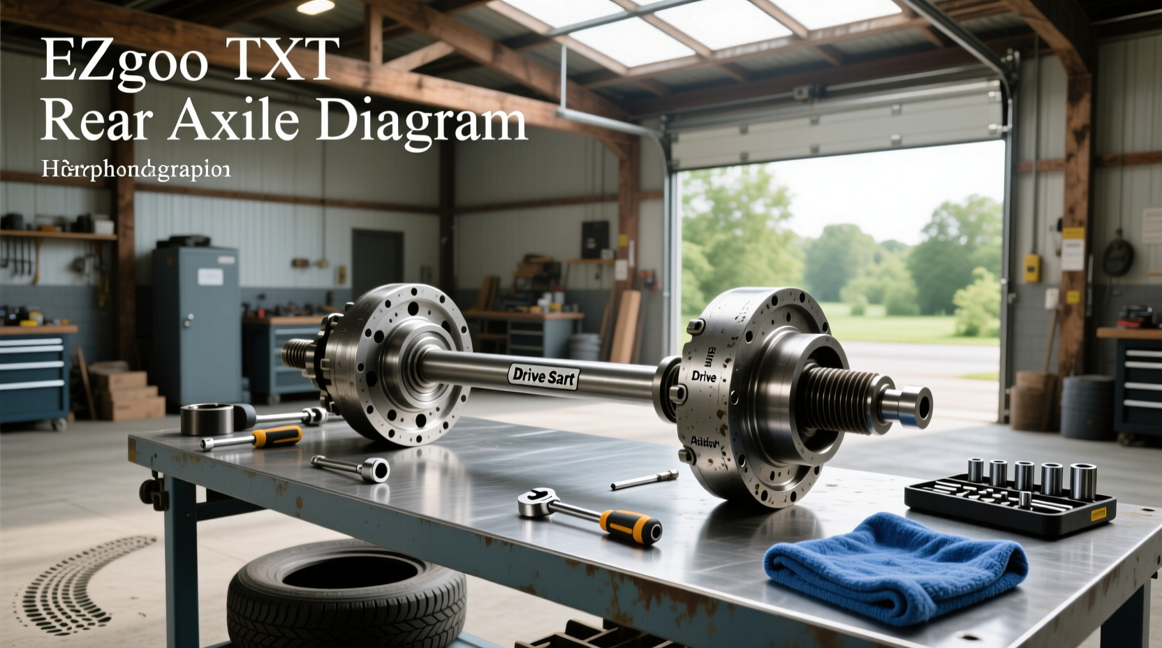 How to Find and Use an EZGO TXT Rear Axle Diagram for Repairs