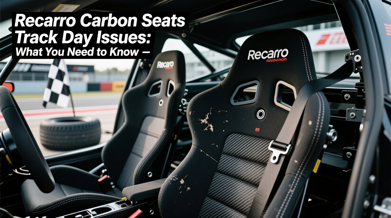 recaro carbon seats track day issues