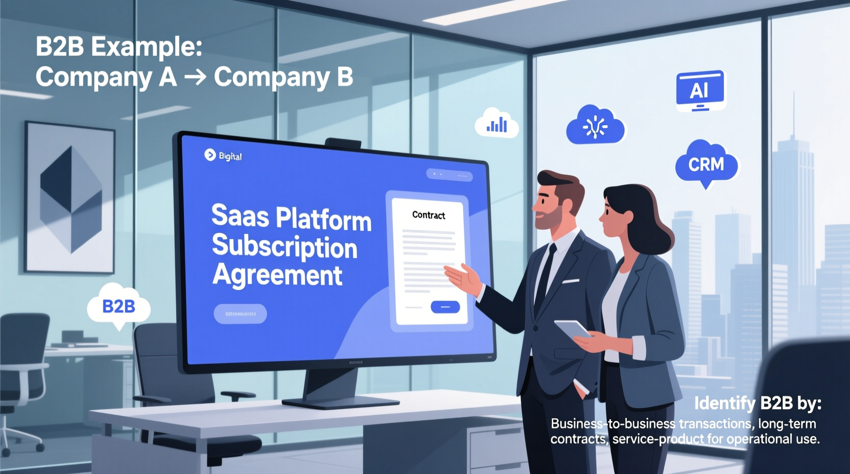 what is an example of b2b