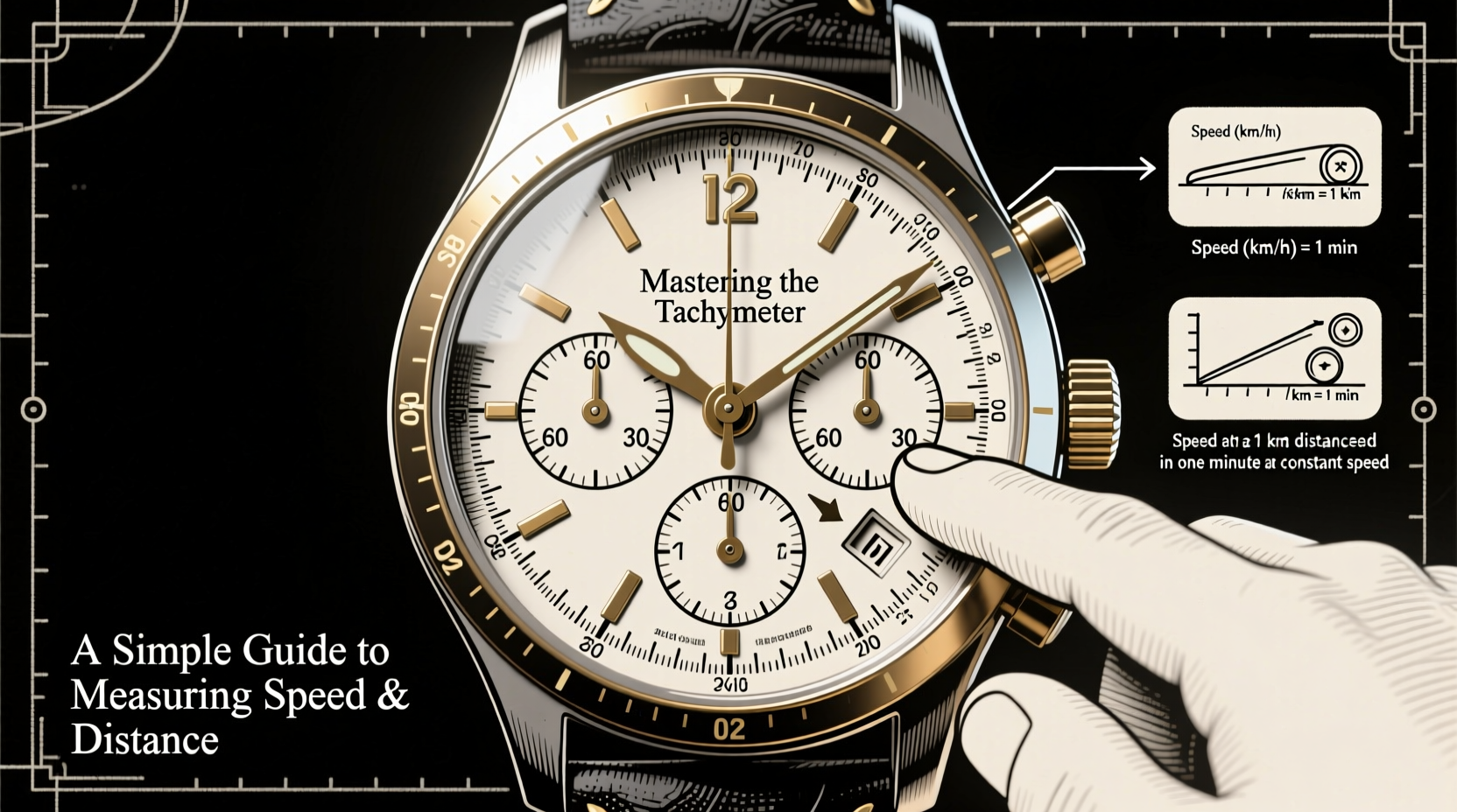 mastering the tachymeter a simple guide to measuring speed and distance on your wristwatch