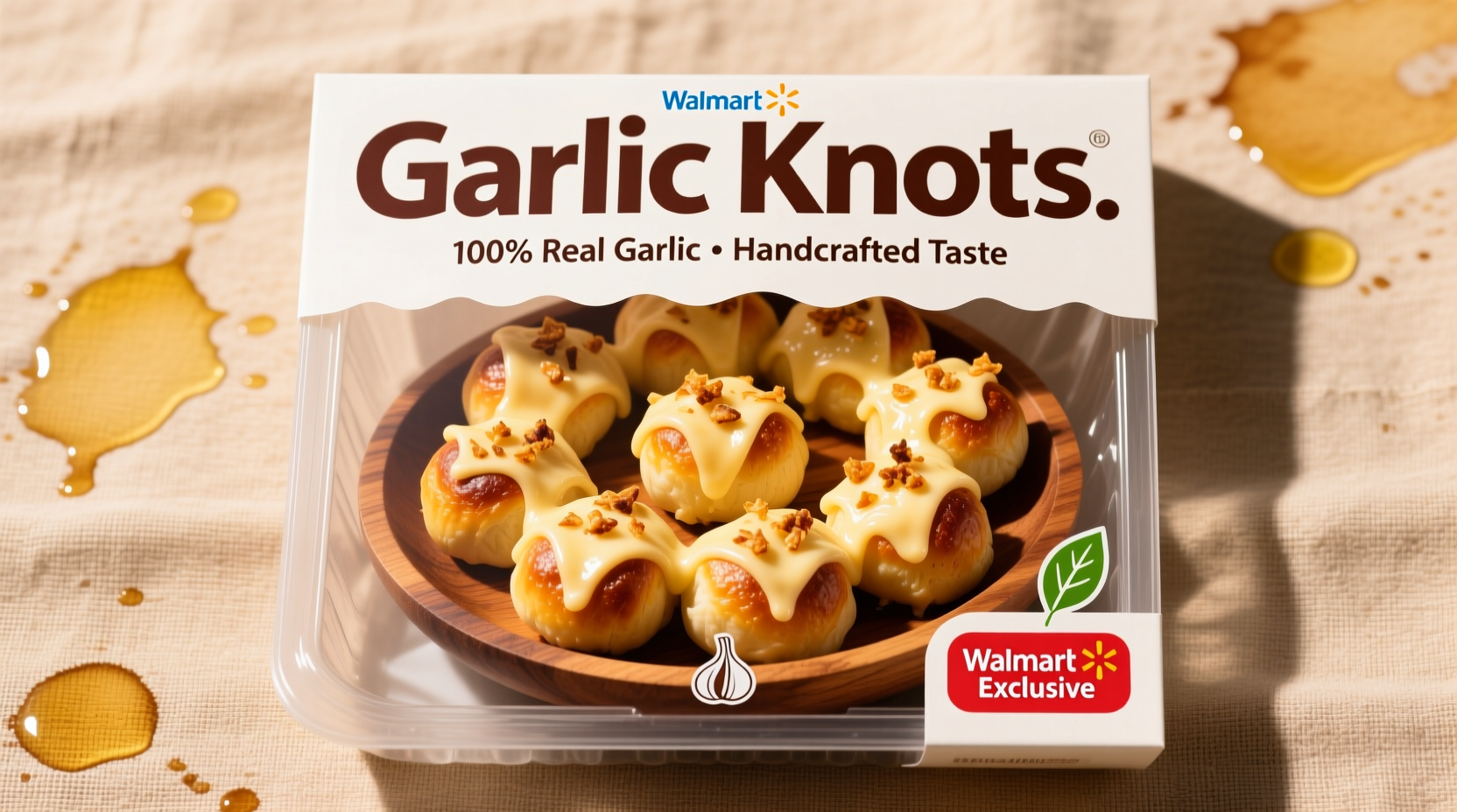 Walmart garlic knots packaging options