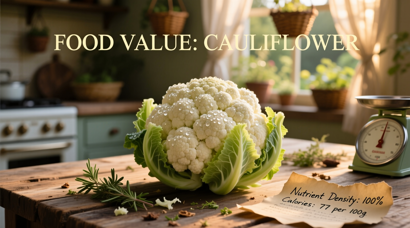 Cauliflower Nutrition Facts: Complete Value Breakdown