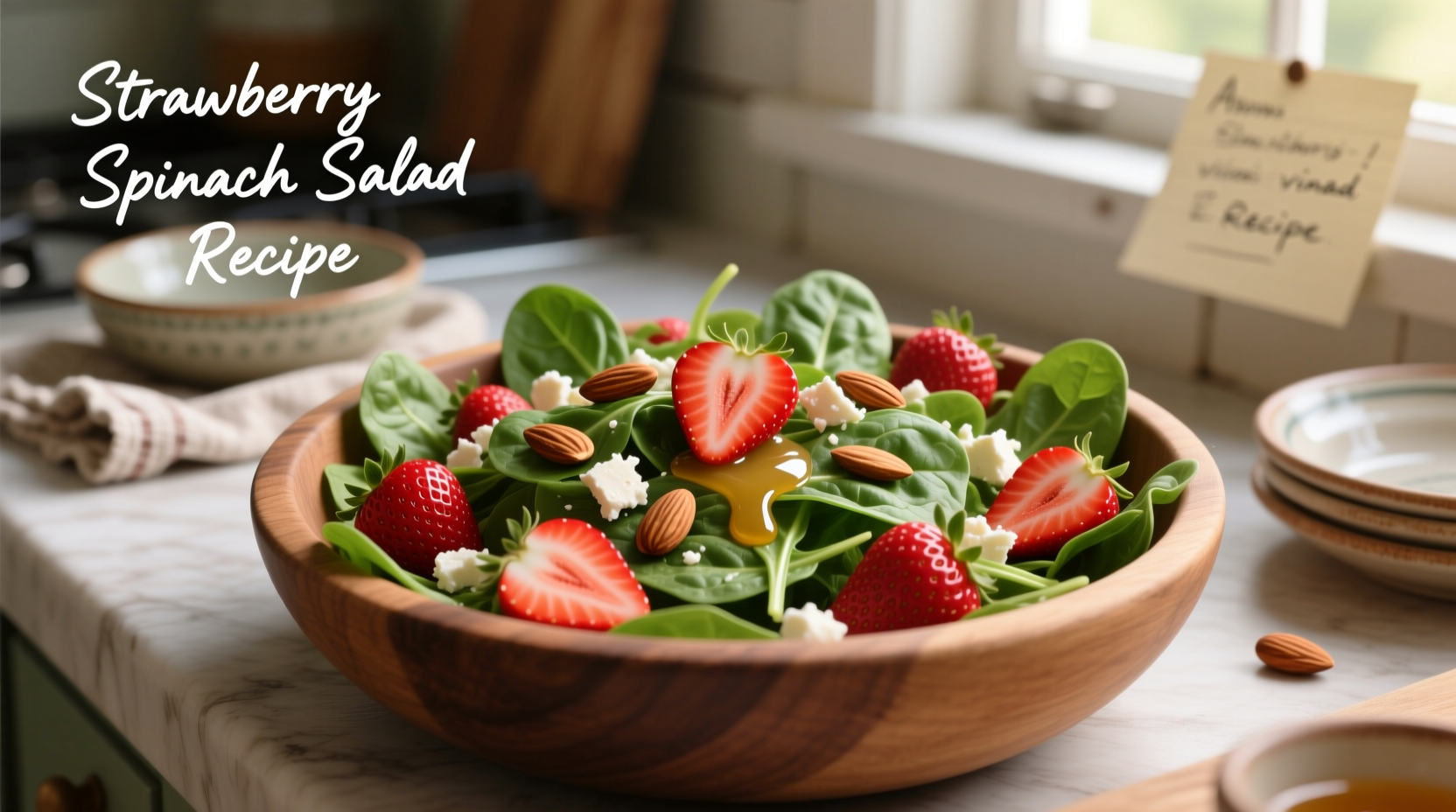 Perfect Strawberry Spinach Salad Recipe in 15 Minutes