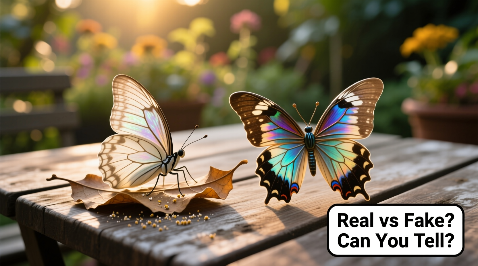 real vs fake butterflies can you really tell the difference and does it even matter