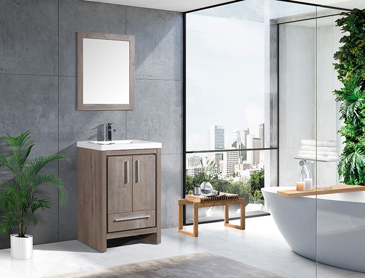 24inch free standing wooden bathroom vanity set bathroom furniture unit