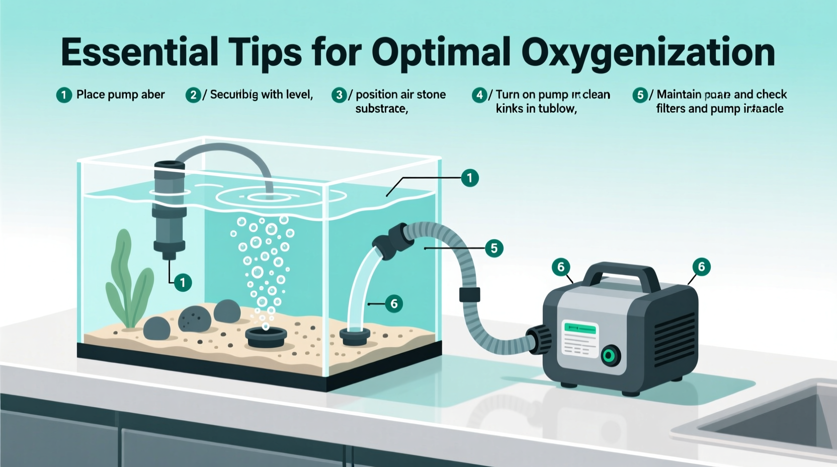 essential tips for installing an air pump in your fish tank for optimal oxygenation