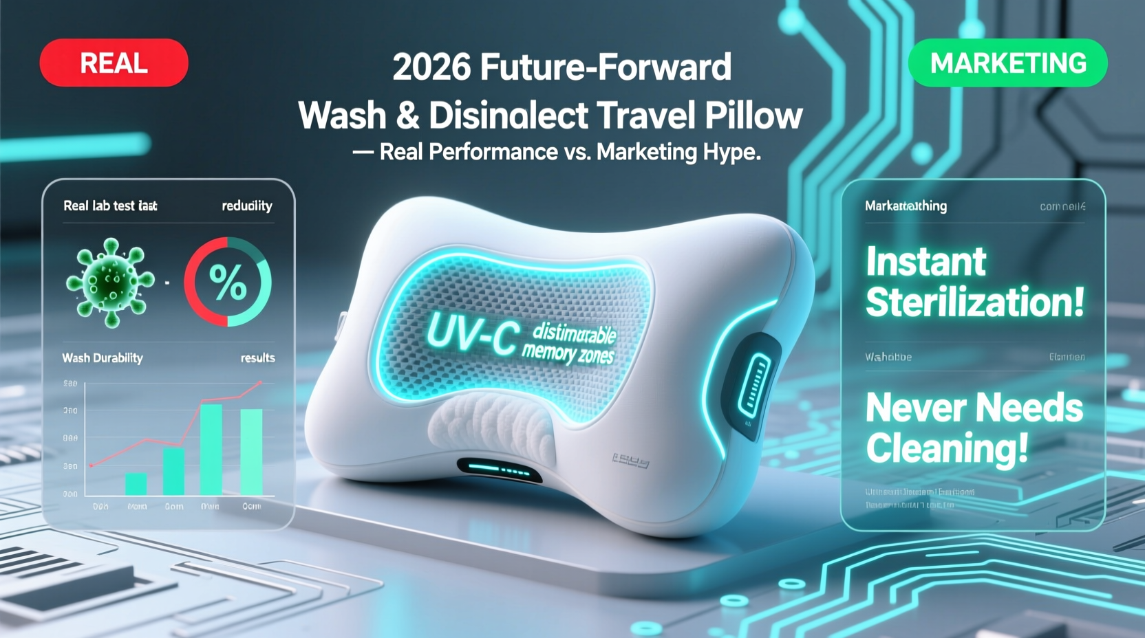 wash disinfect travel pillow 2026