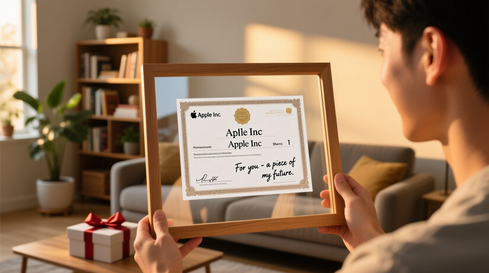 how to buy stock as a gift a share of ownership