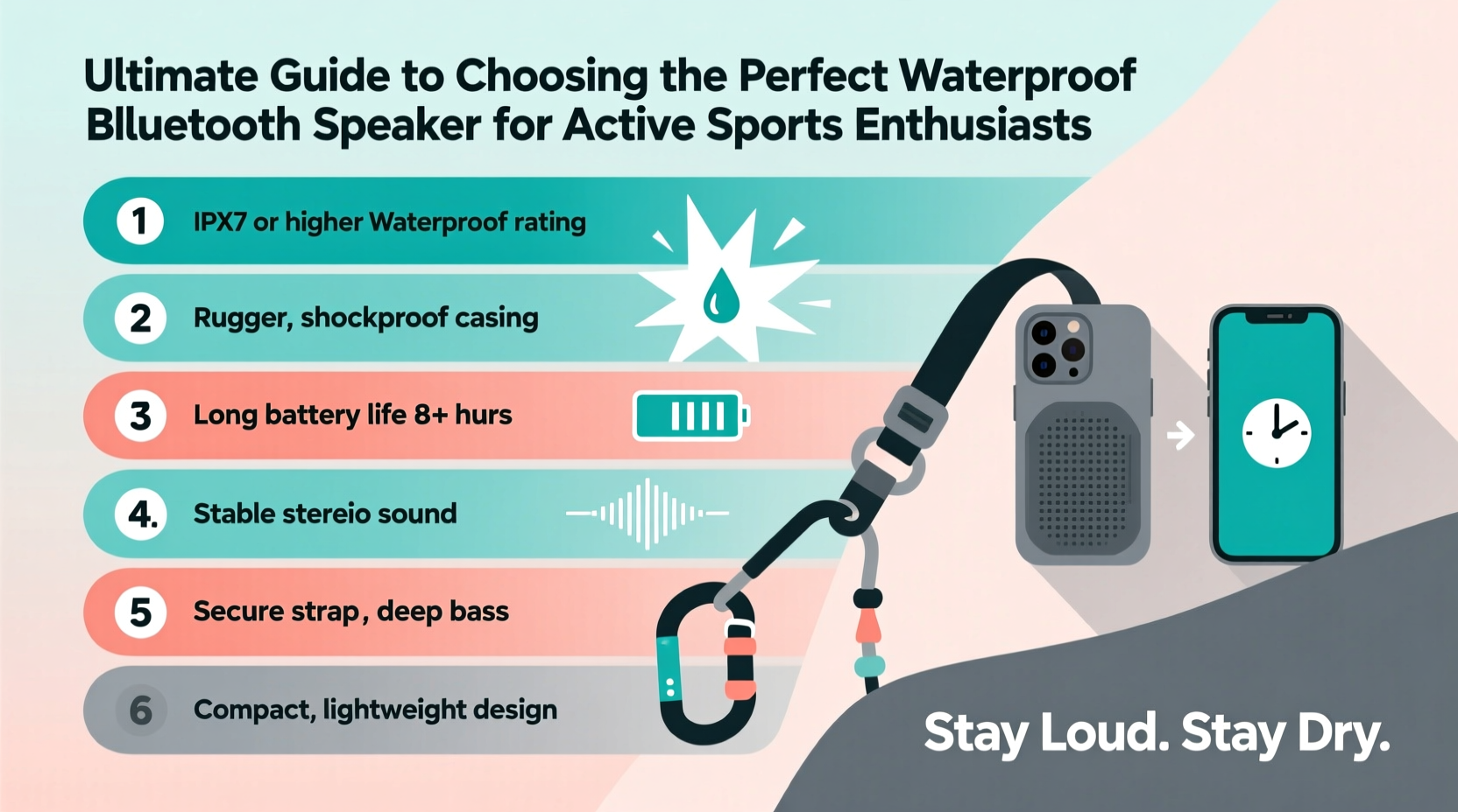 ultimate guide to choosing the perfect waterproof bluetooth speaker for active sports enthusiasts