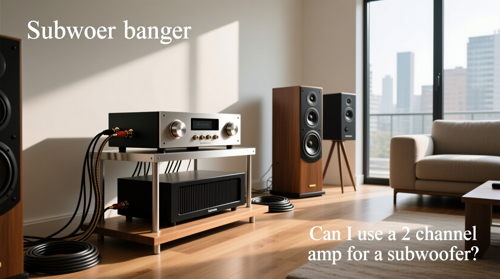 2 channel amp for subwoofer key wiring power tips