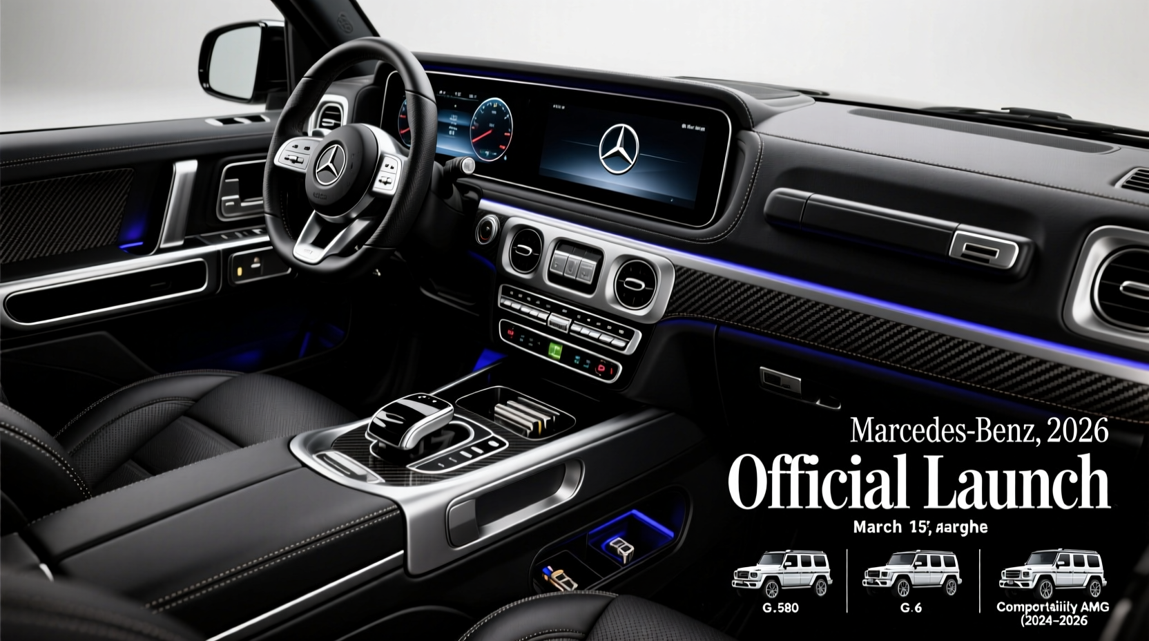 g class interior accessories 2026