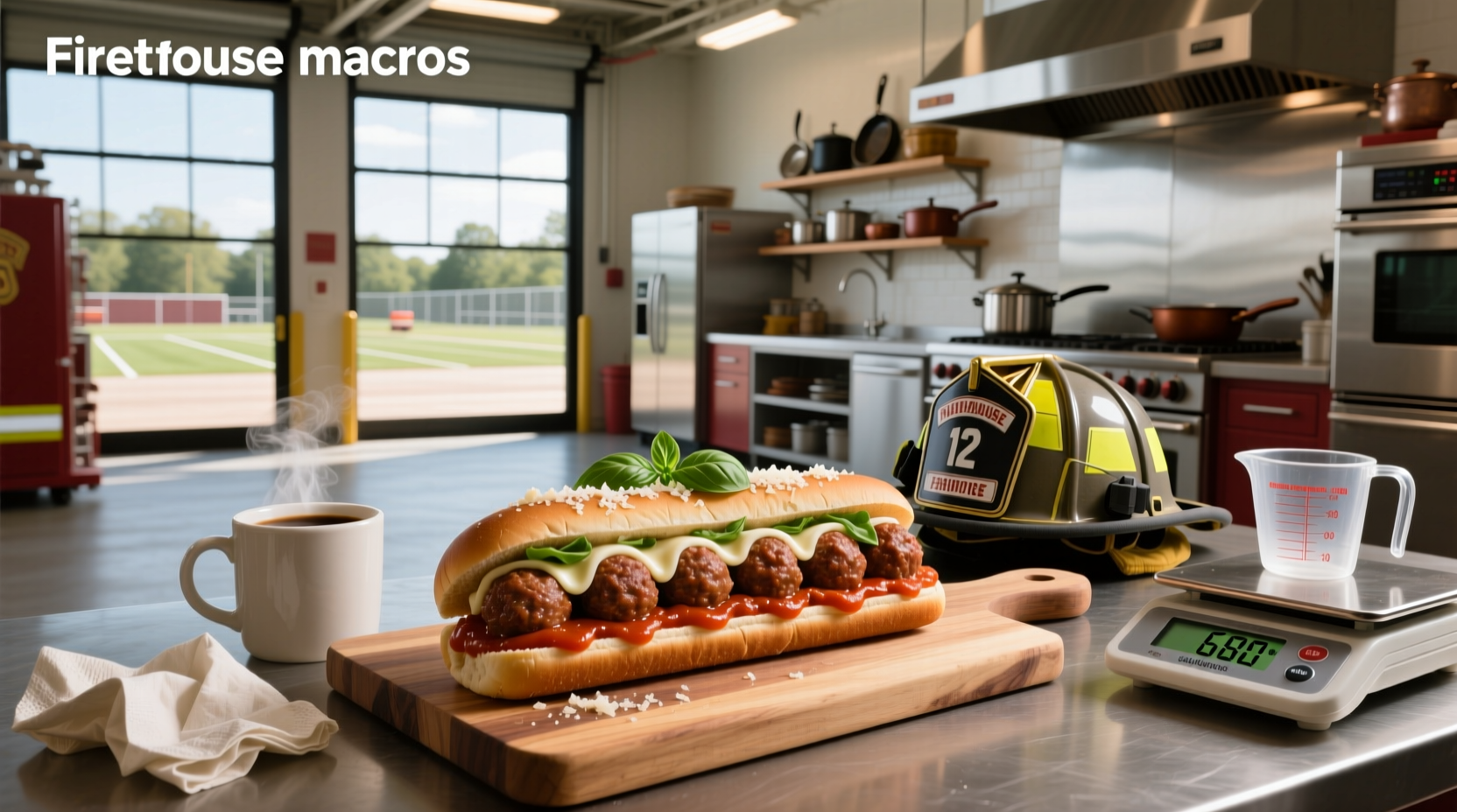 Firehouse Subs 12 inch meatball sub nutrition chart