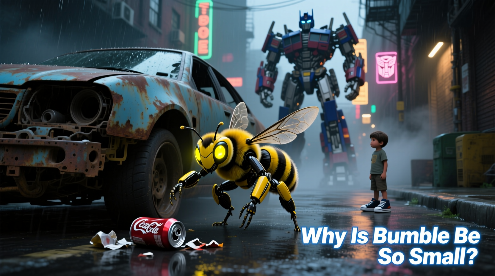 why is bumblebee so small size differences explained