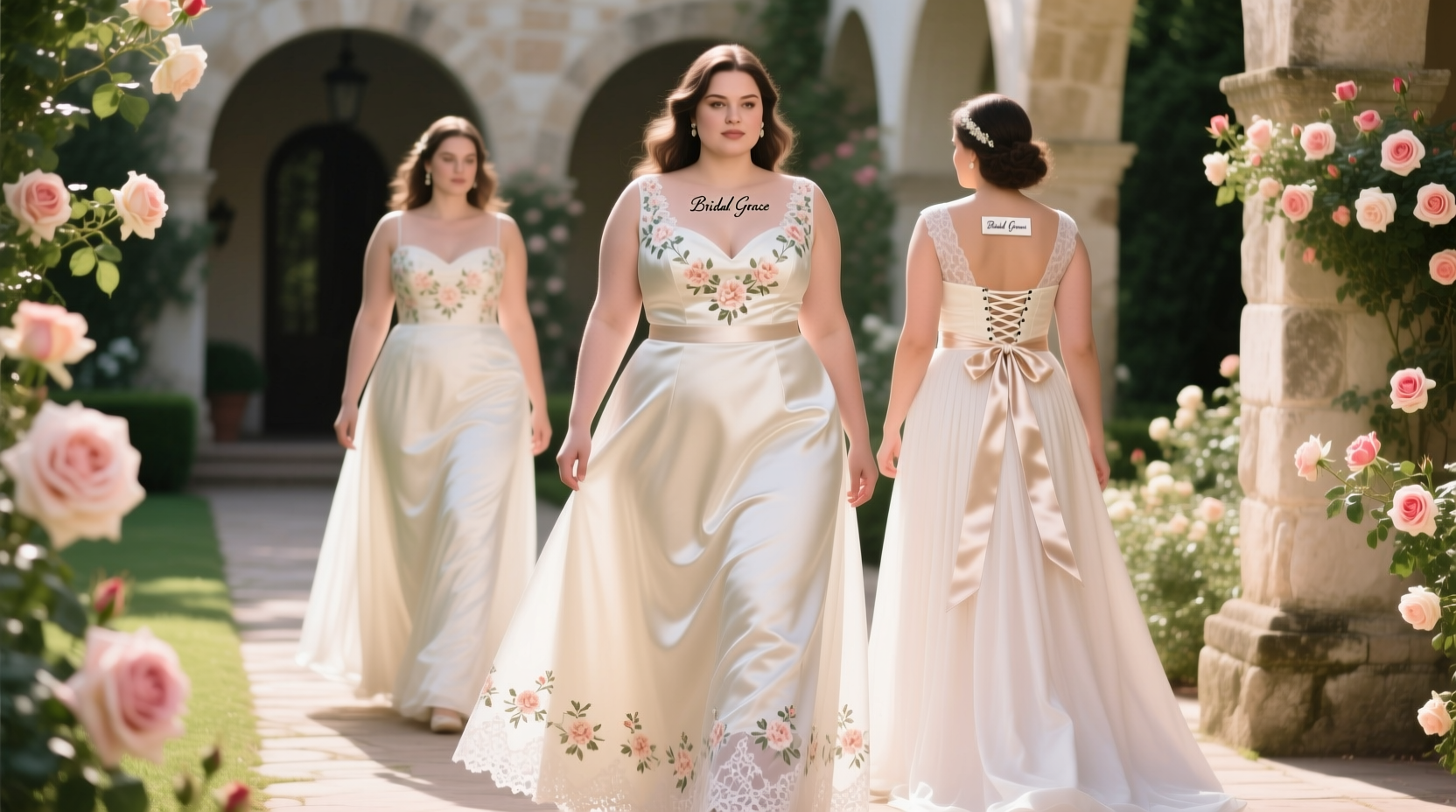 a line plus size wedding guest dresses