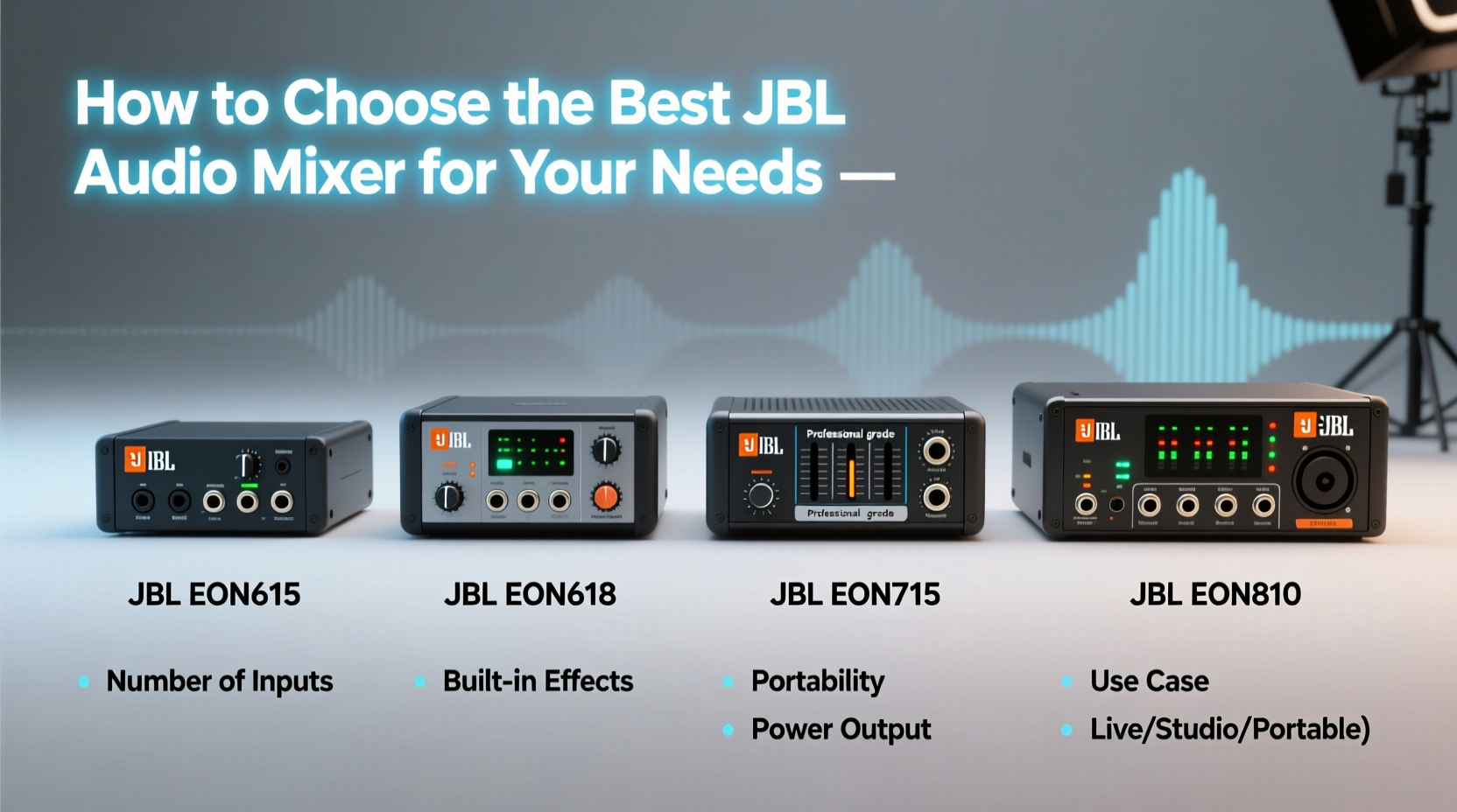 jbl audio mixer
