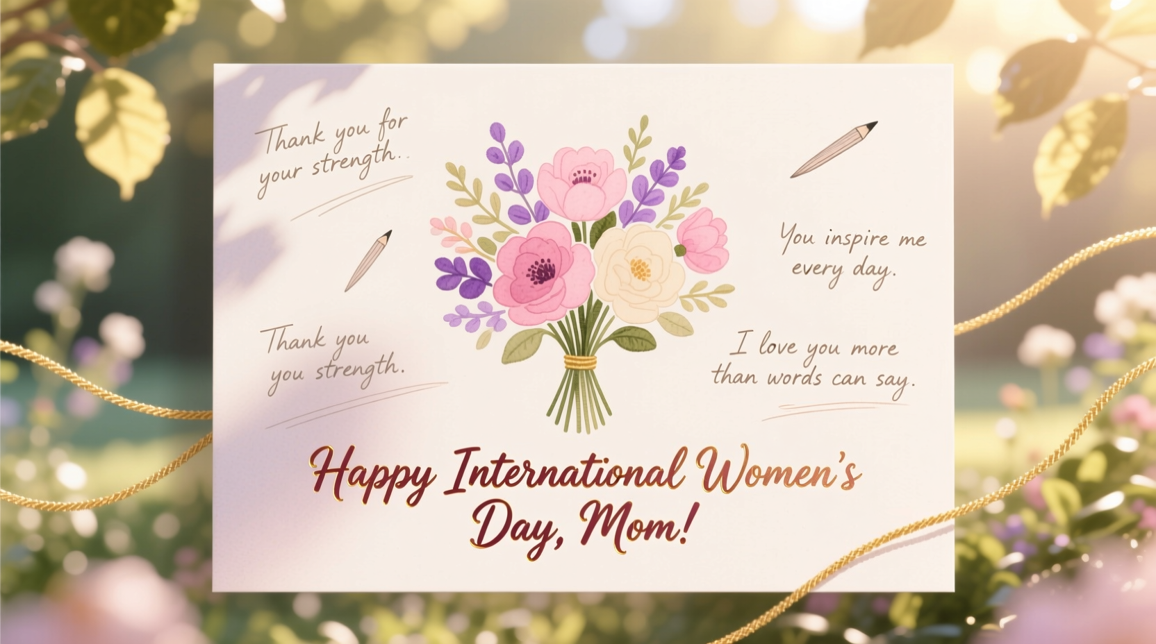 international womens day message for mother