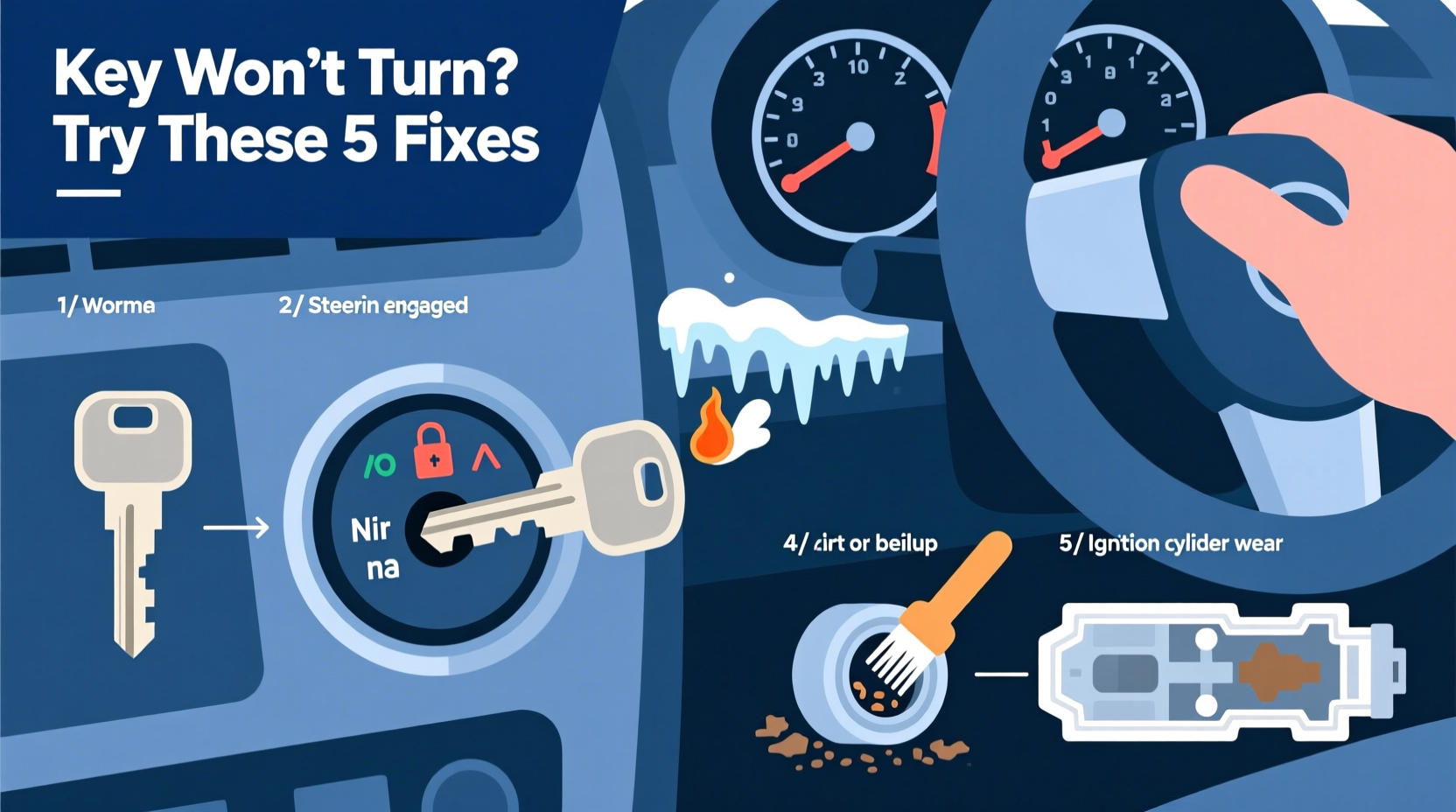 key wont turn in ignition reasons simple fixes 5