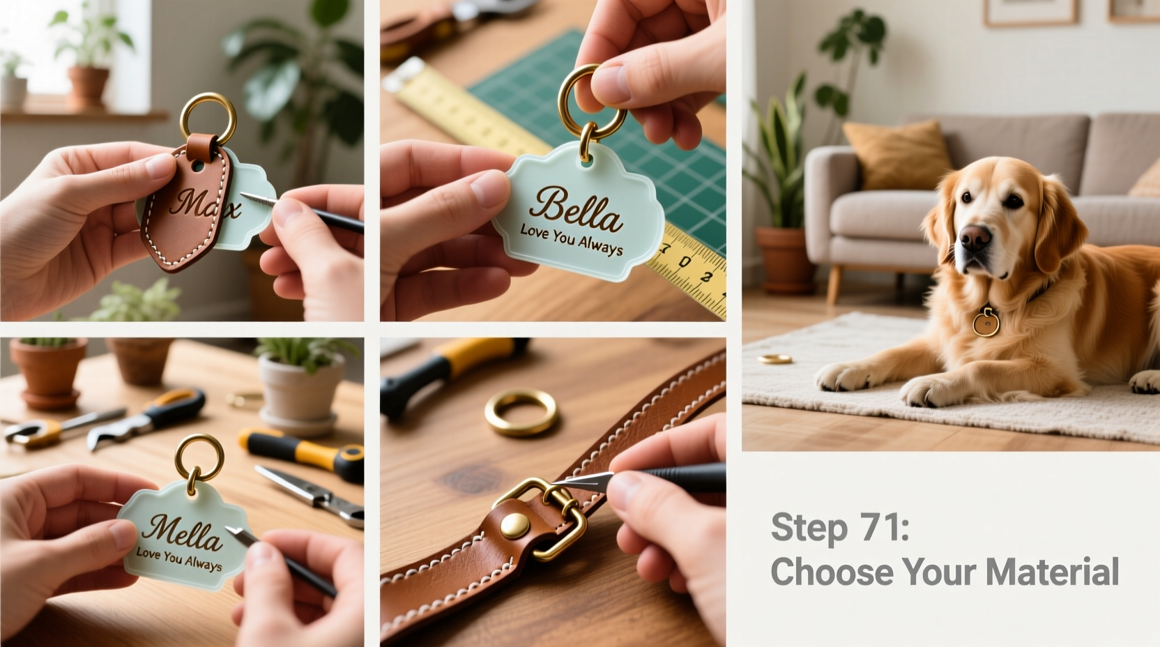 creative and durable diy dog id tag holders step by step guide for pet owners