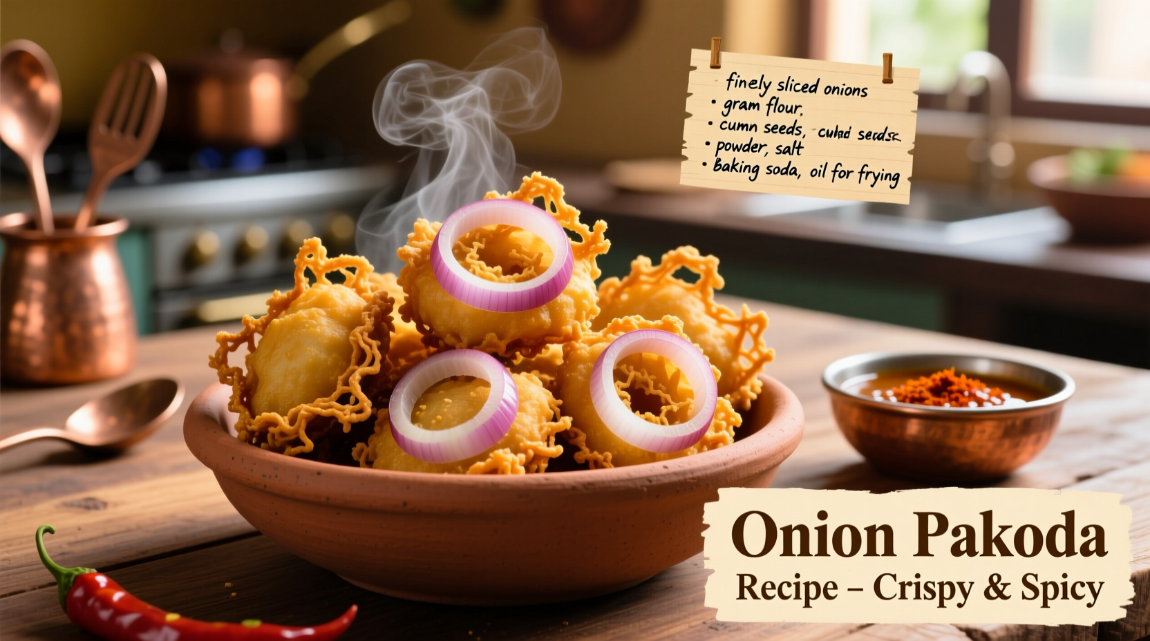 Perfect Onion Pakoda Recipe: Crispy Indian Snack in 30 Minutes