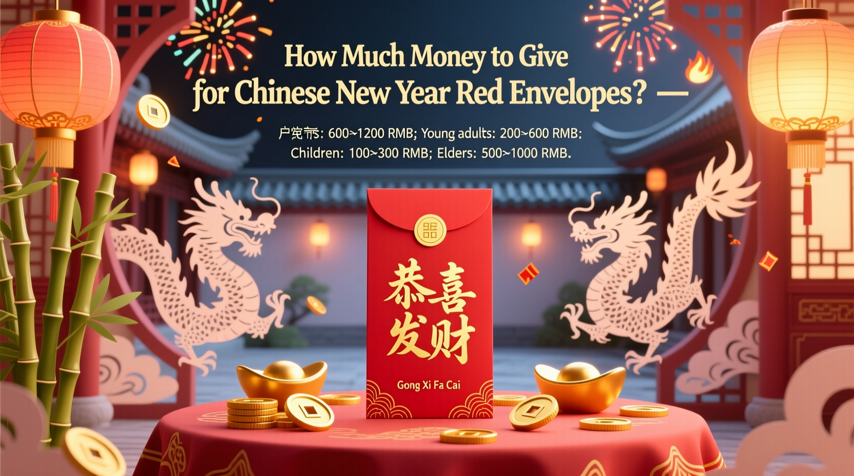 How Much Money to Give for Chinese New Year Red Envelopes
