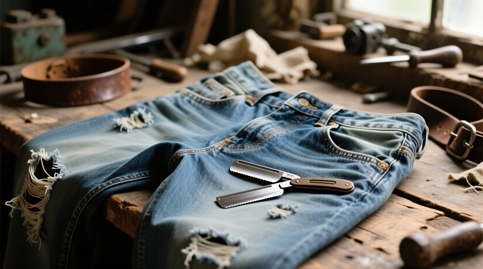 extend your razors life with a pair of jeans