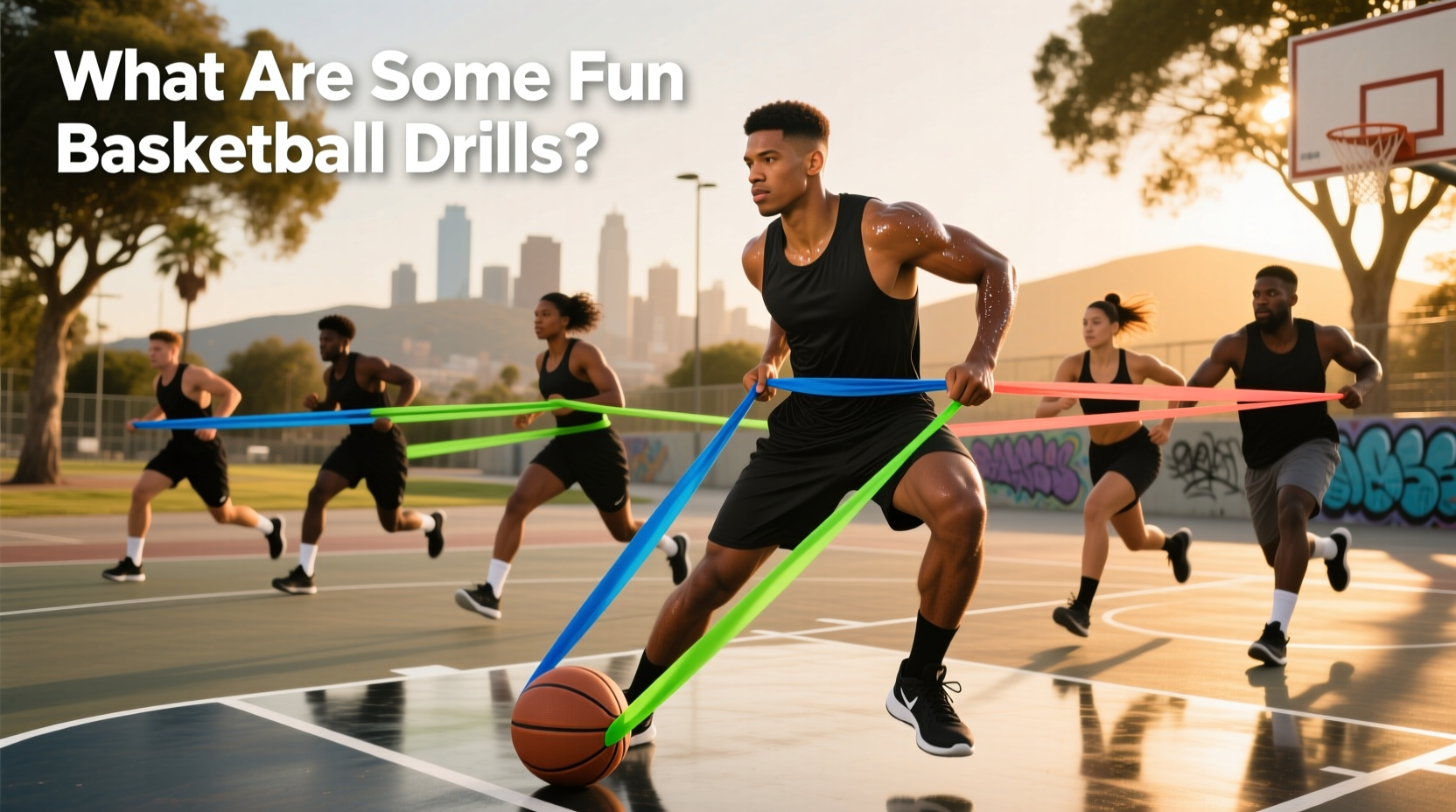 basketball drills with resistance bands