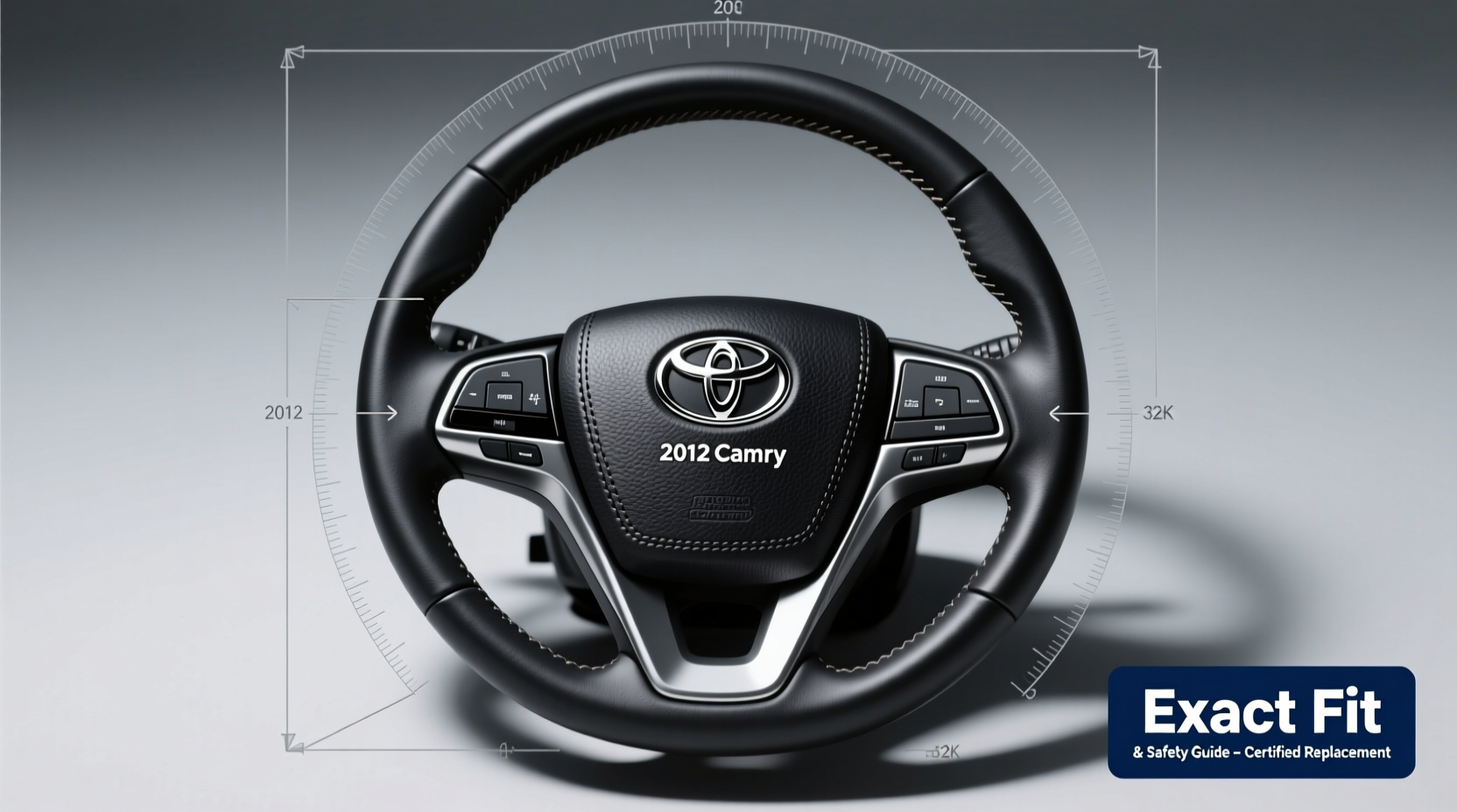 2012 camry steering wheel replacement