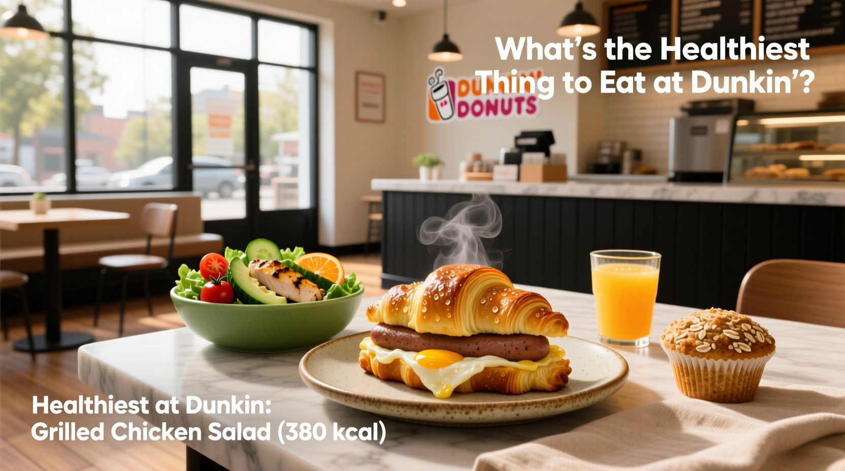 dunkin' breakfast choices macros healthy picks