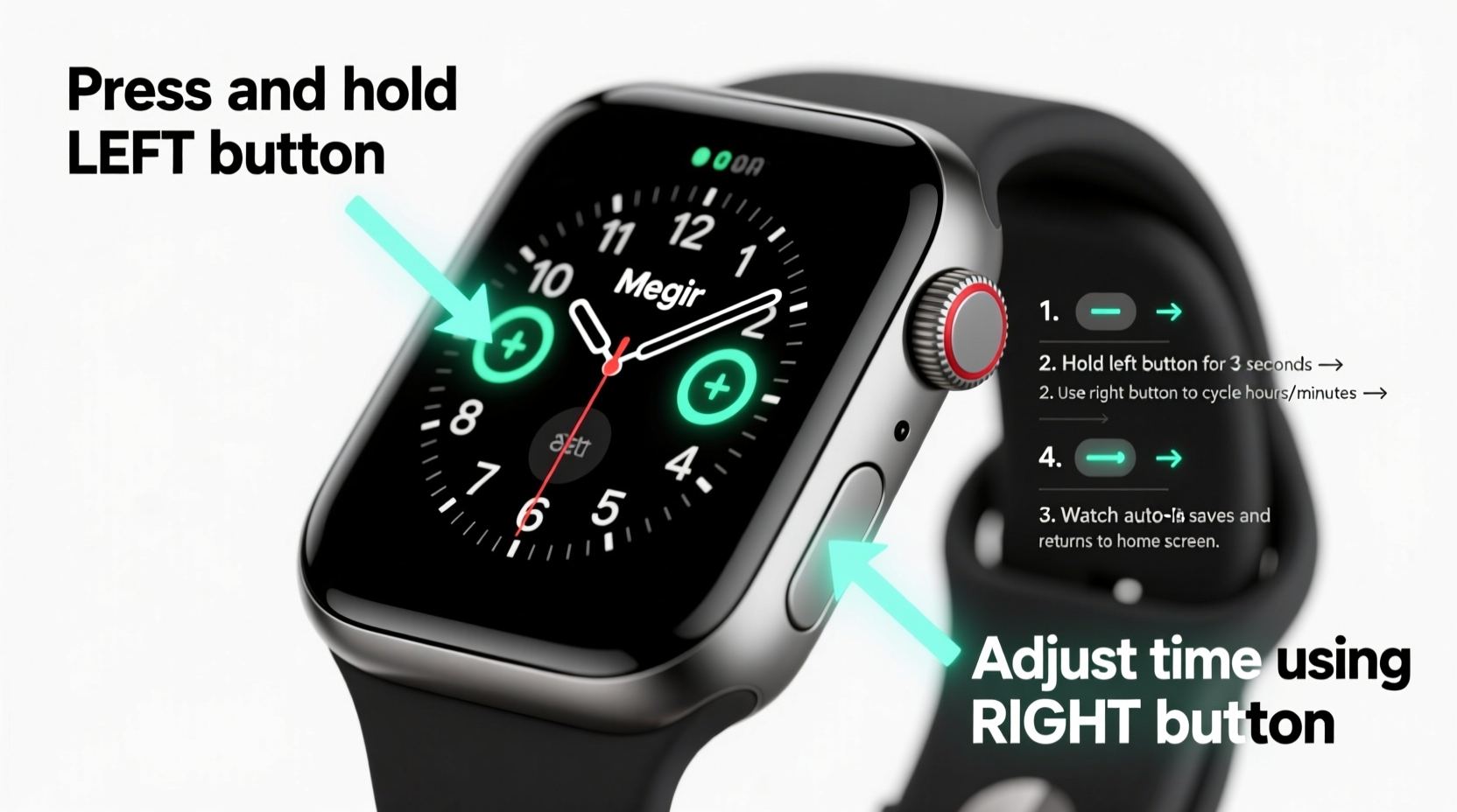 how to accurately set the time on your megir watch a clear user friendly guide