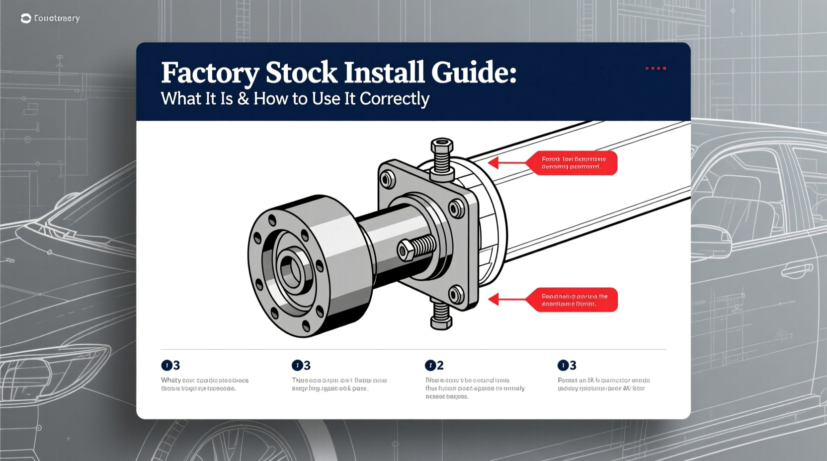 factory stock install guide