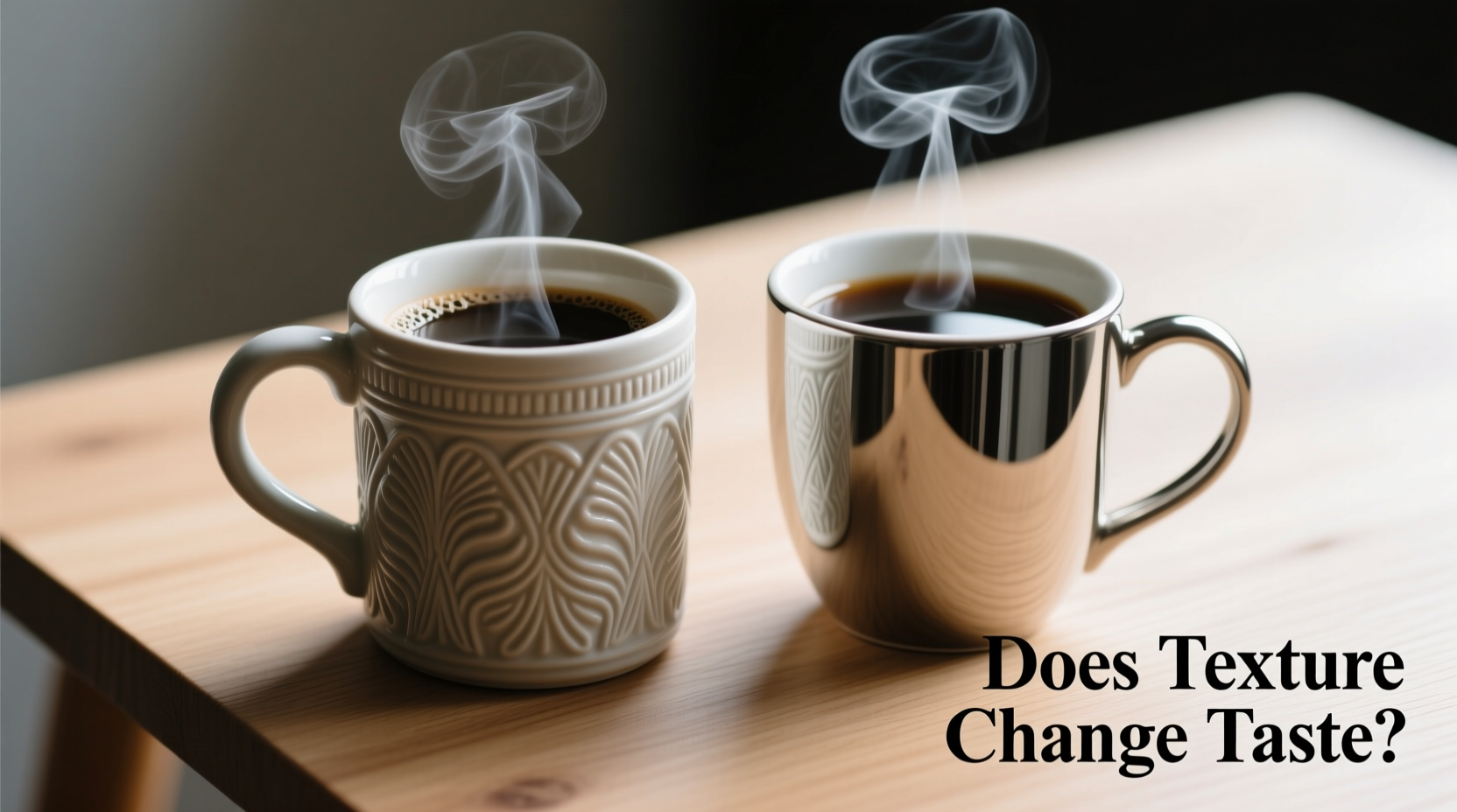 relief mug vs smooth mug does the texture actually change the taste