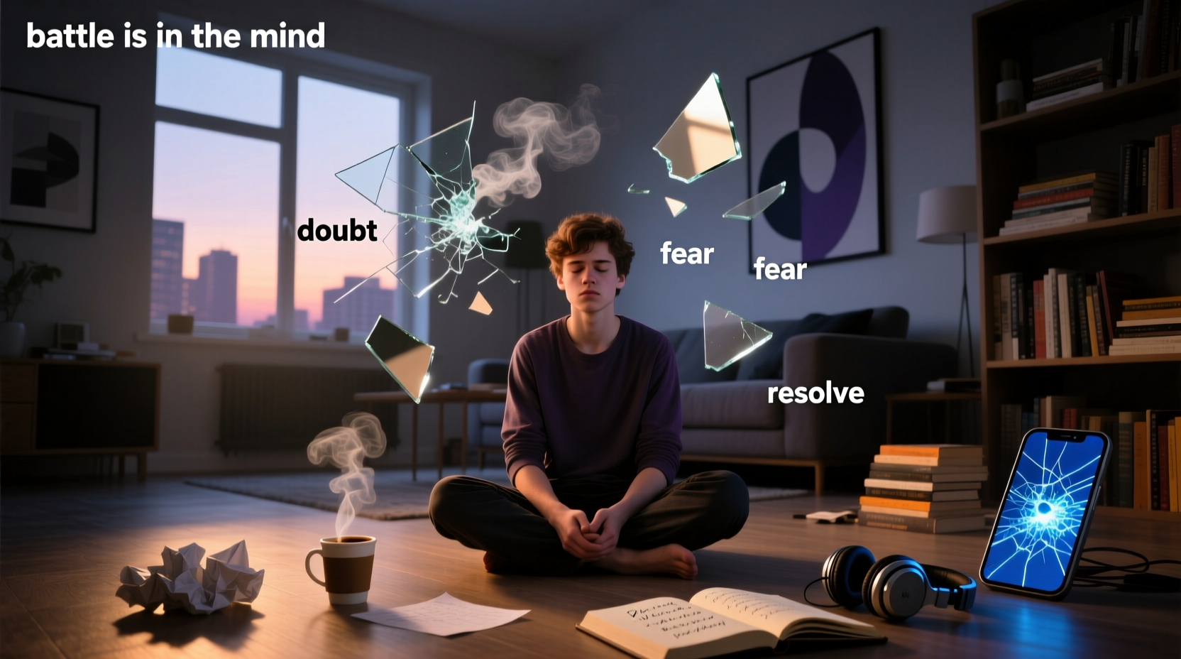 the battle is in the mind