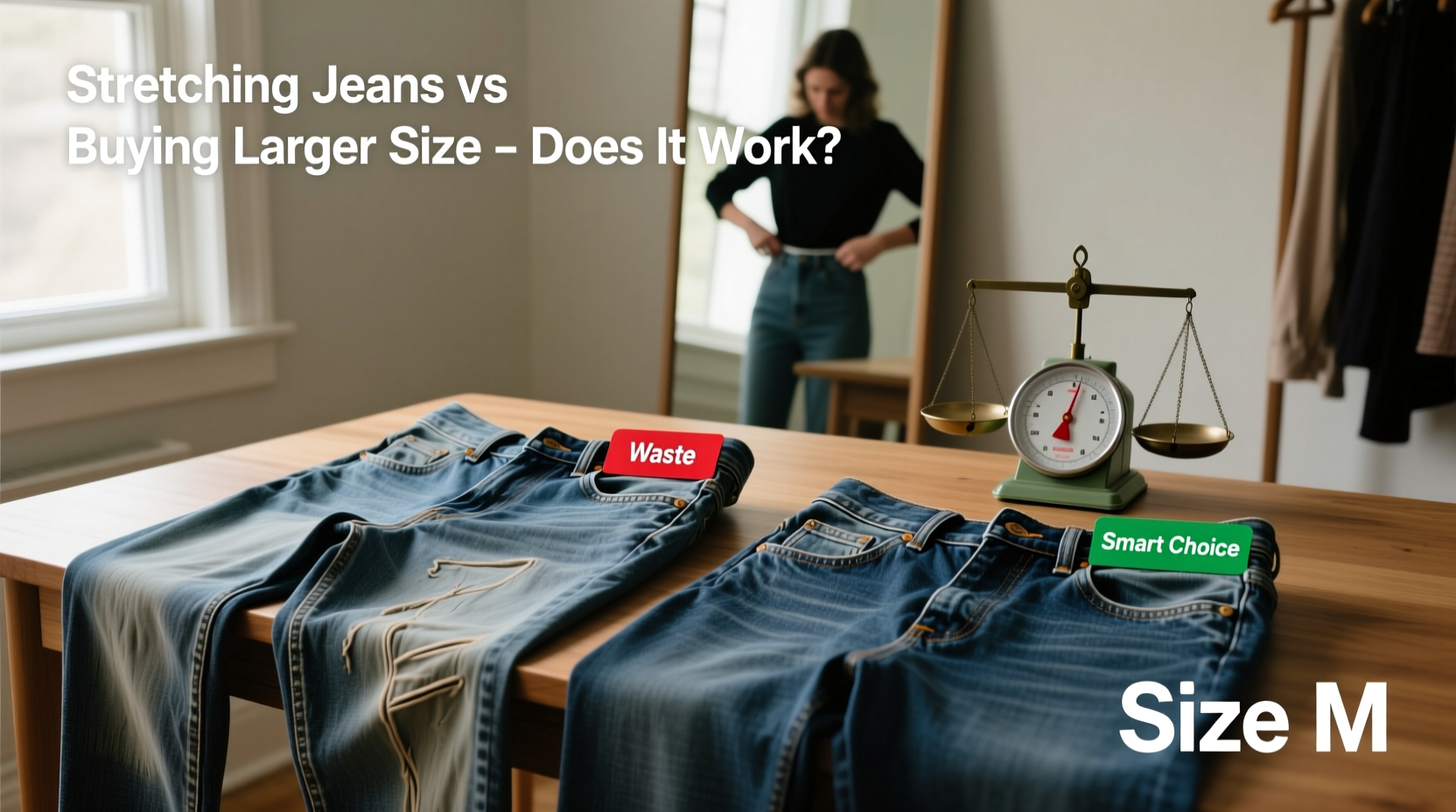 stretching jeans vs buying a larger size does it really work or am i wasting my money