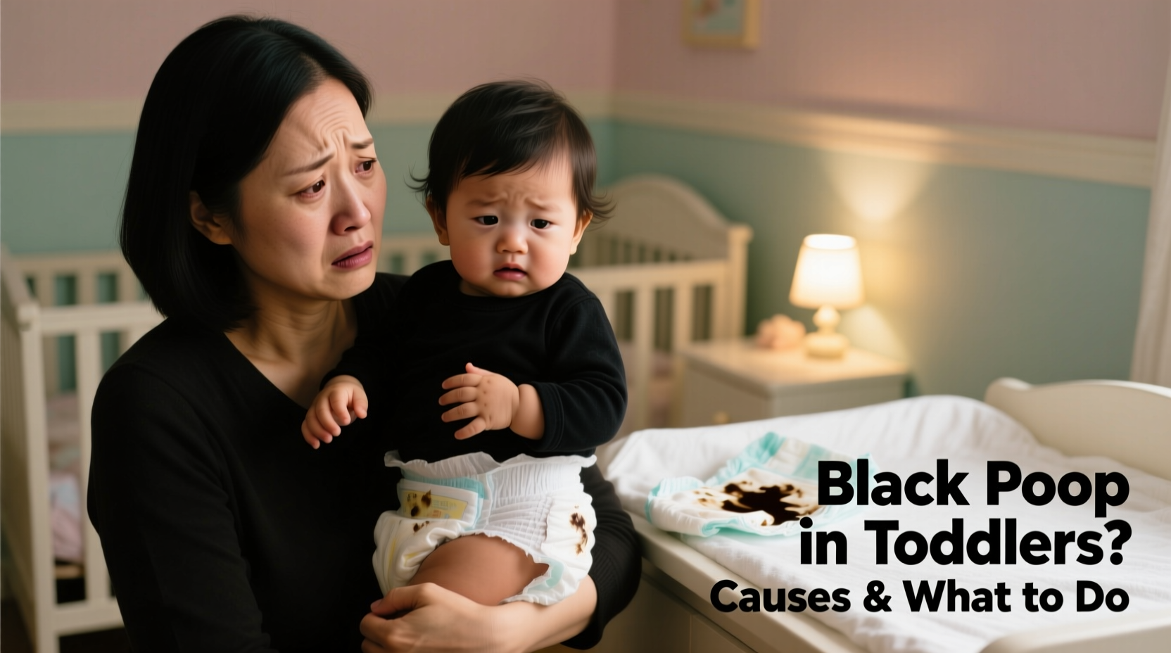 black toddler poop causes concerns and what to do