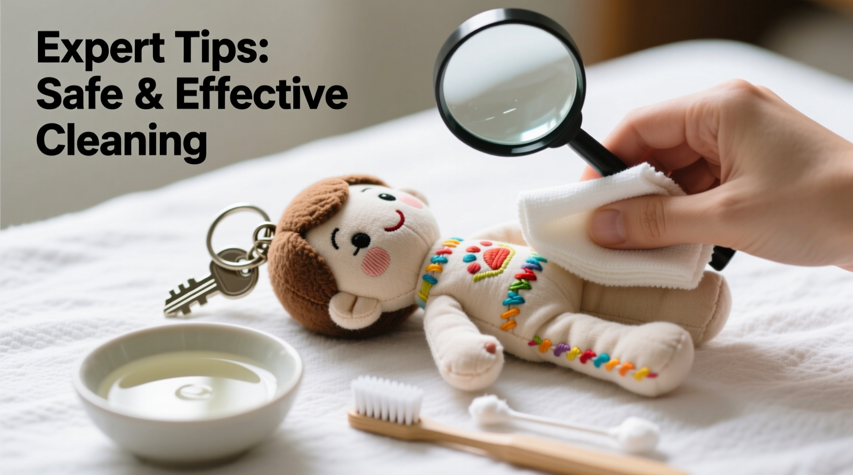 expert tips for cleaning plush keychain dolls safely and effectively