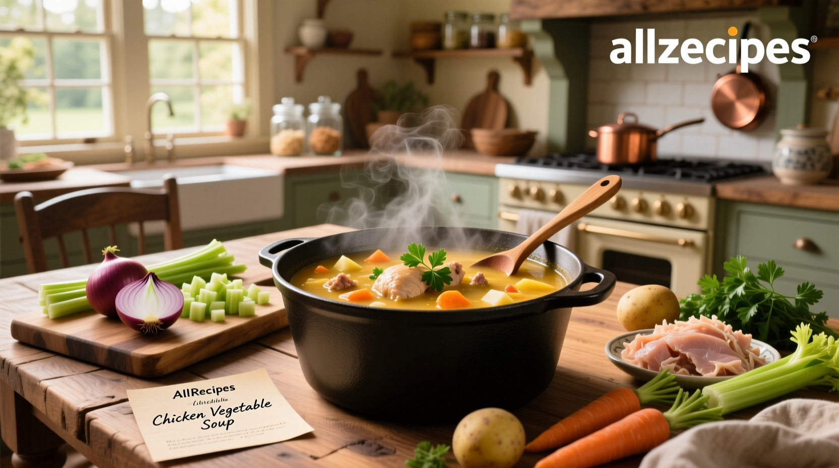 allrecipes chicken vegetable soup guide