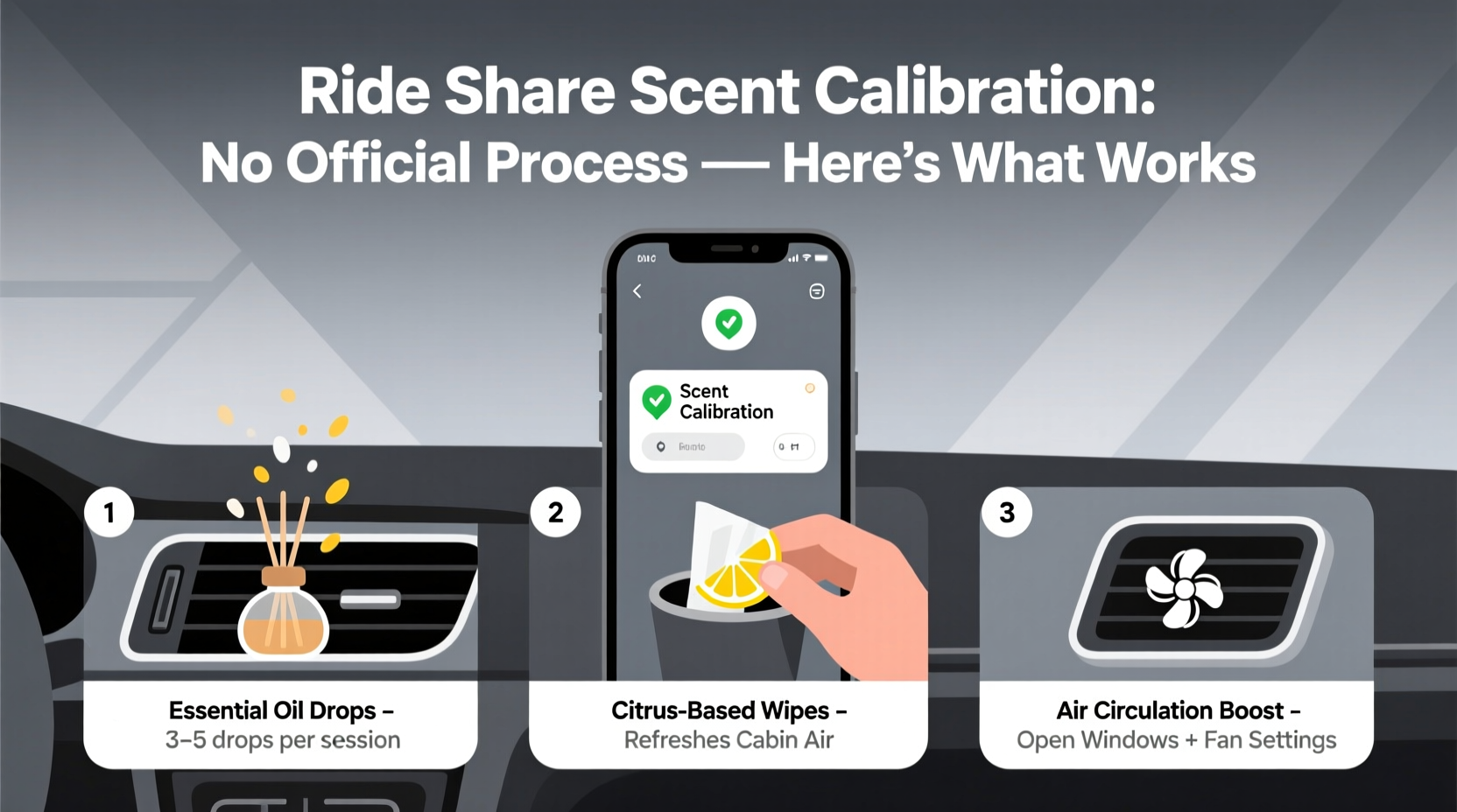 ride share scent calibration