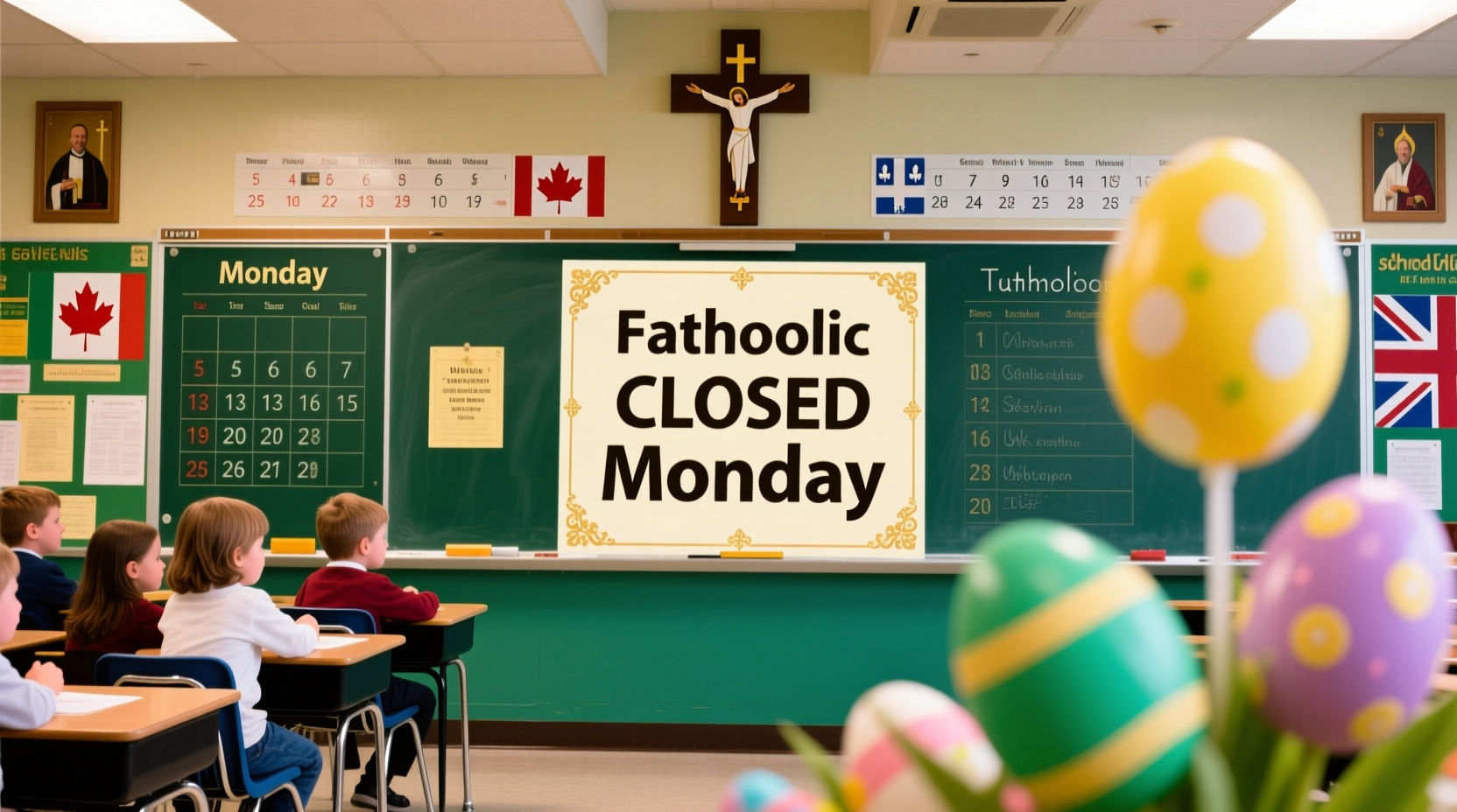 are catholic schools open on easter monday